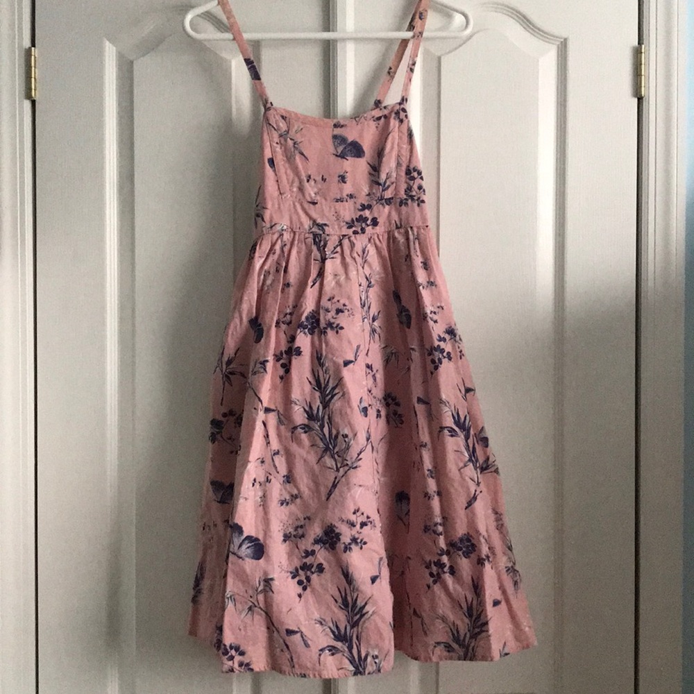 GAP Floral Linen Dress